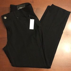 Roz & Ali Classic Fit Slim Dress Pants